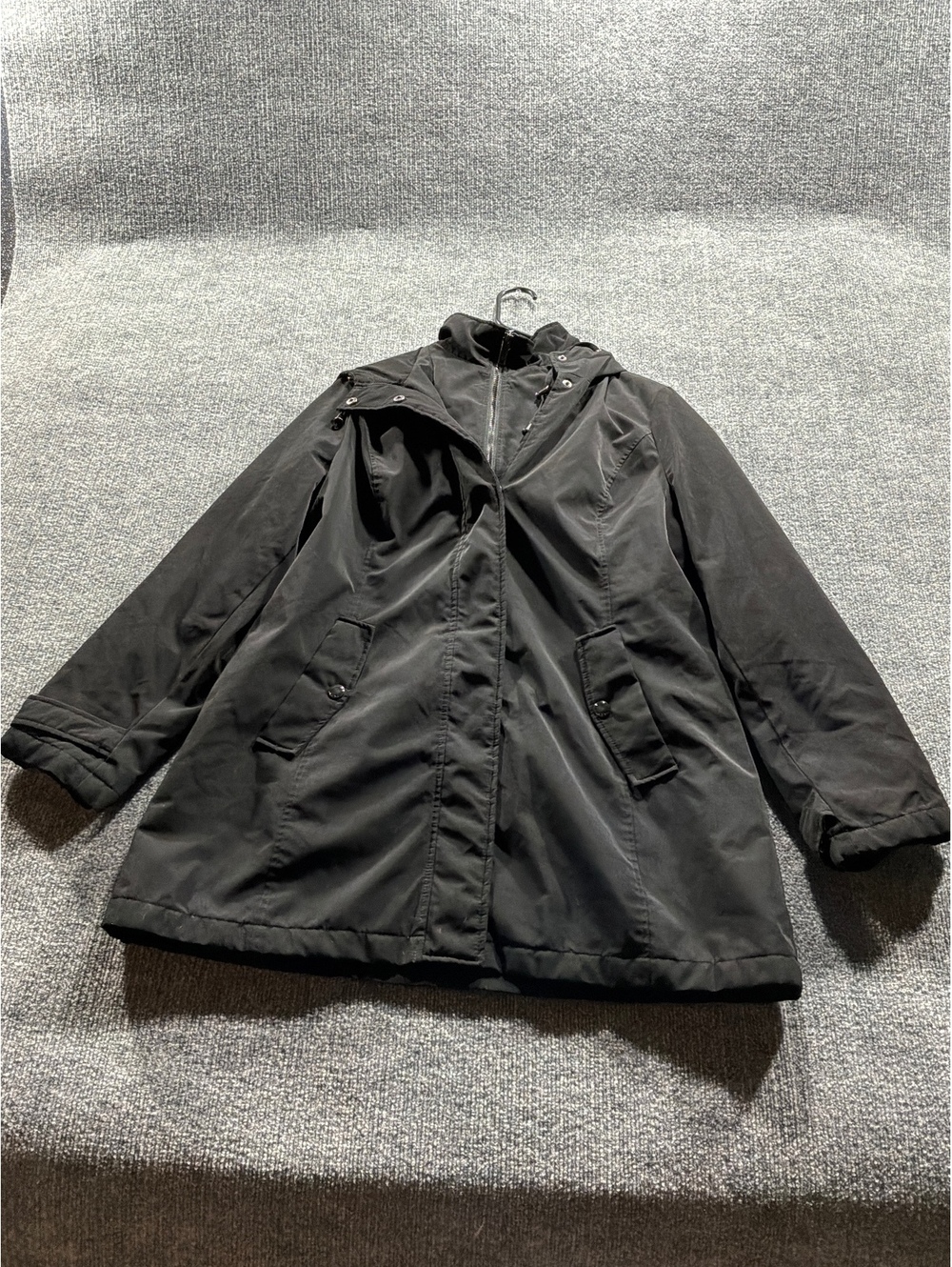 Columbia Black Winter Parka Jacket with Inner Zippered Layer